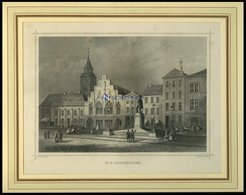 BREMEN: Die Domshaide, Stahlstich Von Gottheil/Poppel, 1840 - Lithografieën