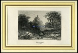 EHRENBURG An Der Mosel, Stahlstich Von Verhas/Winkles Um 1840 - Lithographien