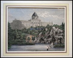 HAMBURG: Der Zoologische Garten, Kolorierter Holzstich Um 1880 - Litografía
