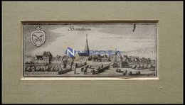 HEIMSHEIM, Gesamtansicht, Kupferstich Von Merian Um 1645 - Lithographies