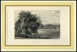 KELHEIM, Gesamtansicht, Stahlstich Von ALt/Winkles Um 1840 - Lithografieën