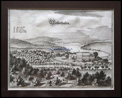 WESTERHOF, Gesamtansicht, Kupferstich Von Merian Um 1645 - Lithographies