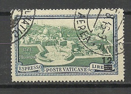 VATICAN Vatikan 1946 Espresso OPT O - Express