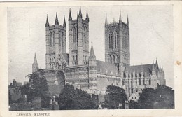 Postcard Lincoln Minster Kent & Son ? [ Early Undivided Back ] My Ref  B13804 - Lincoln
