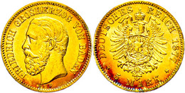 5 Mark, 1877, Friedrich I., Patina Am Rand, Ss., Katalog: J.185 Ss - Andere & Zonder Classificatie