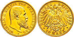 10 Mark, 1898, Wilhelm II., Ss-vz., Katalog: J. 295 Ss-vz - Andere & Zonder Classificatie