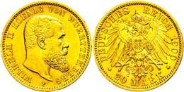 20 Mark, 1900, Wilhelm II., Wz. Rf., Vz. , Katalog: J. 296 Vz - Andere & Zonder Classificatie