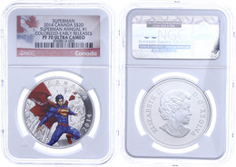 20 Dollars, 2015, Superman Annual #1, In Slab Der NGC Mit Der Bewertung PF 70 Ultra Cameo, Colorized Early Releases, Fla - Canada