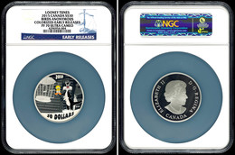 30 Dollars, 2015, Looney Tunes-Birds Anonymous, In Slab Der NGC Mit Der Bewertung PF70 Ultra Cameo, Colorized Early Rele - Canada