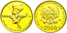 2000 Zlotych, Gold, 1979, KM 107, Verschweißt, PP.  PP - Poland