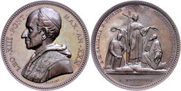 Vatikan, Leo XIII., Bronzemedaille (Dm. Ca. 43,90mm, Ca. 38,94g), 1899/1900, Von Bianchi, Auf Die Heiligsprechungen Des  - Other & Unclassified