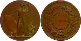 Belgien, Bronzemedaille (Dm Ca. 46mm, 51,10g), O. J. (n. 1900), Von Baetes. Gemeinde Beveren-Waes, Av. Stehende Frontal  - Andere & Zonder Classificatie