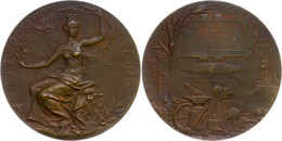 Frankreich, Bronzemedaille (Dm. Ca. 54mm, Ca. 65,02g), 1900, Von G. Lemaire, Auf Die Jahrhundertwende Und Die Weltausste - Andere & Zonder Classificatie