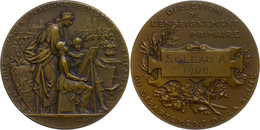 Frankreich, Bronzemedaille (Dm. Ca. 50,70mm, Ca. 71g), 1908, Von L. Bottée. Av: Stehende Stadtgöttin Mit Zwei Kindern Vo - Andere & Zonder Classificatie