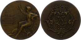 Belgien, Bronzemedaille (Dm. Ca. 41,50mm, Ca. 43,72g), O.J., Von Rasumny. Av: Sitzende Weibliche Gestalt Mit Zweig In Wo - Andere & Zonder Classificatie