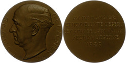 Frankreich, Bronzemedaille (Dm. Ca. 50,30mm, 51,68g), 1929, Von G. Petit, Auf Edmond Glesener. Av: Kopf Nach Links. Rev: - Andere & Zonder Classificatie