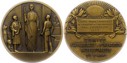 Frankreich, Bronzemedaille (Dm. Ca. 50mm, Ca. 57,56g), 1933, Von C. Fraisse. Av: Zwei Personen Vor Göttin. Rev: Zweige U - Andere & Zonder Classificatie