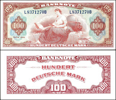 100 Deutsche Mark, 1948, Roter Hunderter, L 8371270 B, Ro. 244, Leichte Gebrauchsspuren, Ein Senkrechter Knick Mittig, E - Other & Unclassified