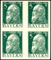 5 Pfg Luitpold Als Tadellos Postfrischer 4er-Block, Abart "ungezähnt", Mi. 300.-, Katalog: 77II U(4) ** - Other & Unclassified