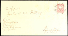 "HOHENHAMELN 1/4 (1875)" - Aptierter K1, Herrlich Klar Und Ideal Gerade Sitzend Auf Brief DR 10 Pfg Nach Bürgdorf Bei Ce - Hannover