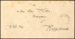 "STOLZENBACH 16 6 (1858)" - K2, OPD Köln, Auf Dienstbrief Nach Ruppichteroth, Vollständiger Briefinhalt, Patinaspuren  B - Andere & Zonder Classificatie