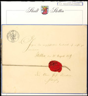 "Stettin, Den 31. August 1859", Handschriftlich Auf Bestallungs-Urkunde, Links Oben Wertstempel "EIN HALBER THALER 15 GR - Andere & Zonder Classificatie