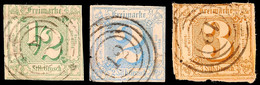 "12" - BROTTERODE, Je Zentrisch Auf Drei Versch. Werten, Mängel, Katalog: 14,30,31 O - Other & Unclassified