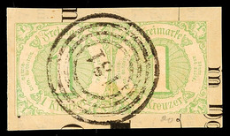 "181" - HAIGER, Einzelabschlag Auf Briefstück Mit Waager. Paar 1 Kr. Grün, Katalog: 20(2) BS - Sonstige & Ohne Zuordnung