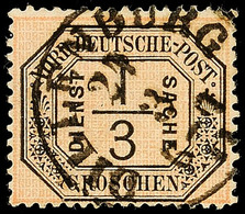 "DILLENBURG 24 3" - K1, Zentrisch Klar Auf NDP Dienstmarke 1/3 Gr., Katalog: NDPD2 O - Andere & Zonder Classificatie