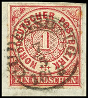 "GUDENSBERG 7/5 1868" - K2, Klar Auf Kleinem Briefstück NDP 1 Gr., Minimal Patina, Katalog: NDP4 BS - Andere & Zonder Classificatie