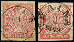 "HAINA" - K1, Auf Briefstück NDP 1 Gr. (Patina) Und GS-Abschnitt NDP 1 Gr., Katalog: NDP16 BS - Andere & Zonder Classificatie