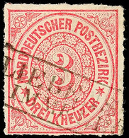 "LIEBENSTEIN IMMELBORN" - Postablage-Ra2, Klar Auf Kabinettstück NDP 3 Kr., Katalog: NDP9 O - Other & Unclassified