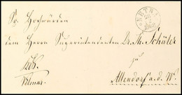 "NETRA 28 12 1868" - K1 Mit Kringeln, Klar Auf Kirchen-Dienstsache Nach Allendorf (Ankstpl), Rücks. Trockensiegel Der Ki - Other & Unclassified