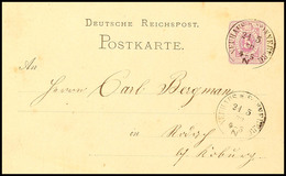 "NEUHAUS B. SONNEBERG 21 5 78" - K1, Auf GS-Postkarte DR 5 Pfge Nach Rodach, Katalog: DR P5 BF - Other & Unclassified