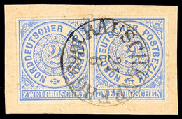 "RAUSCHENBERG 21 6 1869" - K1, Klar Auf Kabinettbriefstück Waager. Paar NDP 2 Gr., Katalog: NDP 5(2) BS - Andere & Zonder Classificatie