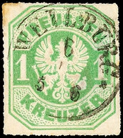 "WEILBURG" - K1, Zentrisch Auf Preußen 1 Kr., Kleiner Patinafleck Und Dünnstellen, Katalog: Pr.22 O - Other & Unclassified