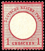 1 Gr. Großer Brustschild, Tadellos Postfrisch, Sehr Gut Gezähnt, Geprägt Und Zentriert, Gepr. Heintze Und Drahn, Mi. 300 - Other & Unclassified