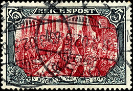 5 M. Reichspost, Type IV, Sauber Gestempelt OKER 8.3.02, Tadellos, Kabinett, Gepr. Richter Und Fotoattest Jäschke BPP "D - Other & Unclassified