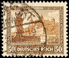 50 Pfg Nothilfe 1930, Tadellos Mit Stempel Von Frankfurt/Main, Mi. 110.-, Katalog: 453 O - Andere & Zonder Classificatie