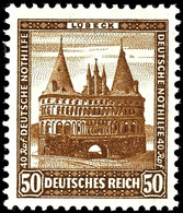 8-50 Pfg. Bauwerke, Komplett Postfrisch, 50 Pfg. Fotokurzbefund Schlegel D. BPP, Mi. 240.-, Katalog: 459/62 ** - Andere & Zonder Classificatie