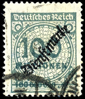100 Mio. Mit Korbdeckelsprung, Gestempelt, Gepr. Peschl/Infla Gepr., Mi. 800.-, Katalog: 82HT O - Other & Unclassified