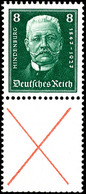8+X, Hindenburgspende 1927,  Senkrechter Zusammendruck Postfrisch, Mi. 180,-, Katalog: S37 ** - Andere & Zonder Classificatie