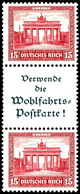 15+A1+15 Pfg., Nothilfe 1930, Senkrechter Zusammendruck Postfrisch, Mi. 500,-, Katalog: S87 ** - Andere & Zonder Classificatie