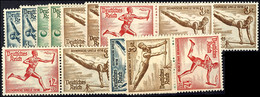 1936, Kpl. Zusammendruck-Garnitur "Olympiade 1936", Mi. 204,--, Katalog: SK27/W110 ** - Andere & Zonder Classificatie