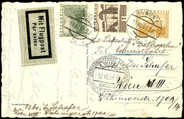 1931, Österreichfahrt, österr. Post Mit Postsonderstempel Wien Und Abwurf Graz, Karte Aus WIEN 11.VIII. Mit Text Und All - Andere & Zonder Classificatie