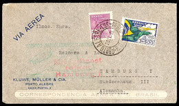 1933, 7. SAF, Brasilianische Post, Brief Mit Grünem Bestätigungsstempel, Katalog: Si.233A BF - Andere & Zonder Classificatie