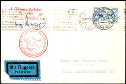 LICHTENSTEIN: 1930, Südamerikafahrt, Karte Bis Sevilla., Katalog: 57 BF - Andere & Zonder Classificatie