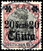 KANTON 15.6.14, Klar Und Zentr. Auf 20 C. Germania, Katalog: 42 O - China (kantoren)