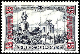 15 Pia. Auf 3 M. Deutsches Reich, Type I/II, Tadellos Postfrisch, Doppelt Gepr. Mansfeld BPP, Mi. 280.-, Katalog: 22I/II - Turkse Rijk (kantoren)