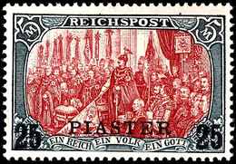 25 Piaster Type I, Nicht Nachgemalt, Ungebraucht, Kabinett, Michel 850,-, Katalog: 23I/I * - Turkse Rijk (kantoren)